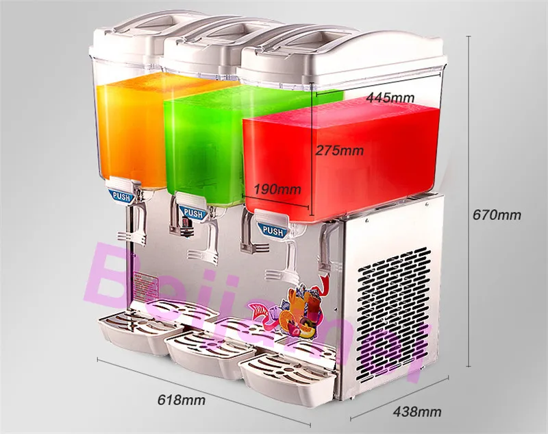 cold drinks machine size