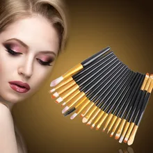 4 15 20pcs makeup brushes Professional Foundation Eyeshadow Eyeliner Lip pinceis de maquiagem Cosmetic Brushes Pinceaux