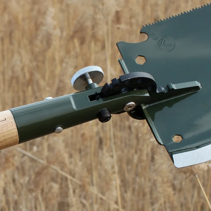 WJQ-308 Chinese Military Shovel Folding Portable Multifunctional Camping Hunting EDC Outdoor Survival Spade Axe Multi Tools 4