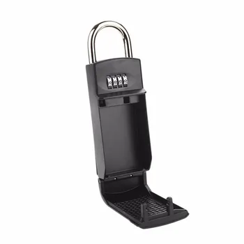 

4 digital Key lock Box Security Password combination Keys Storage Organizer Box
