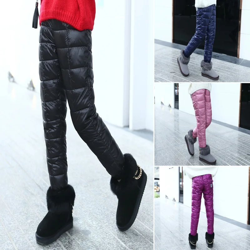 

Girls pants Winter girl trousers Winter leggings for girls Warm legging Kids down cotton pants Boys trousers Super-light