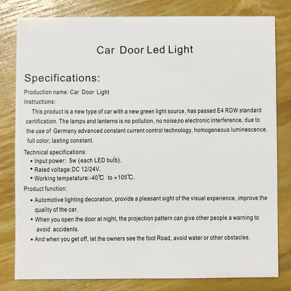 CAR LIGHT FOR BMW M
