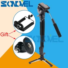 Yunteng VCT-288 Камера монопод и UniPod держатель и жидкости головкой для Canon Nikon Sony Pentax GoPro телефон
