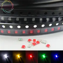 250 шт. 0805 SMD/SMT LED 50 каждый белый красные, синие зеленый желтый светодиод smd чип витые бусины DIY