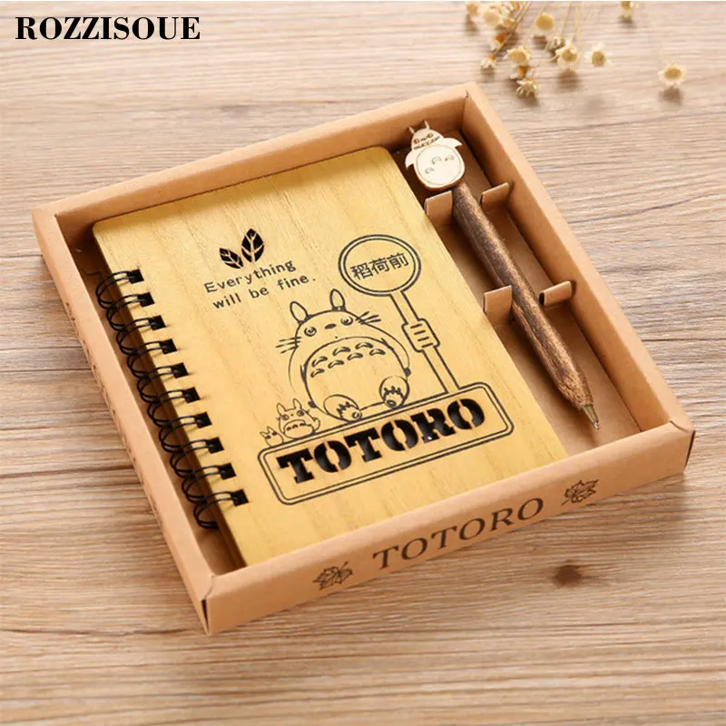 

Diary Japanese Anime Notebook Cute Vintage Cat Kawaii Notebook Binder Planner Diary Libretas Y Cuadernos Creativos with Gel Pen