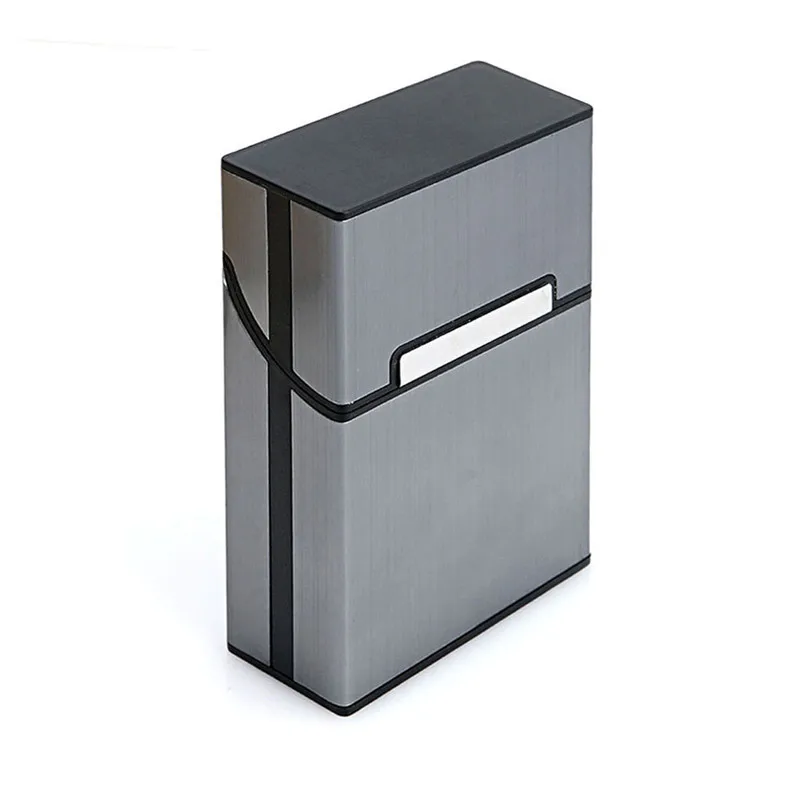 Сигаретный портсигар карманный контейнер для хранения пакет светильник алюминиевый чехол коробка держатель m15