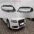 Anteriore fari fari maschera di vetro coperchio della lampada trasparente shell lampada maschere Per Audi A8 B8 2008-2012 Spedizione gratuita 2 PCS