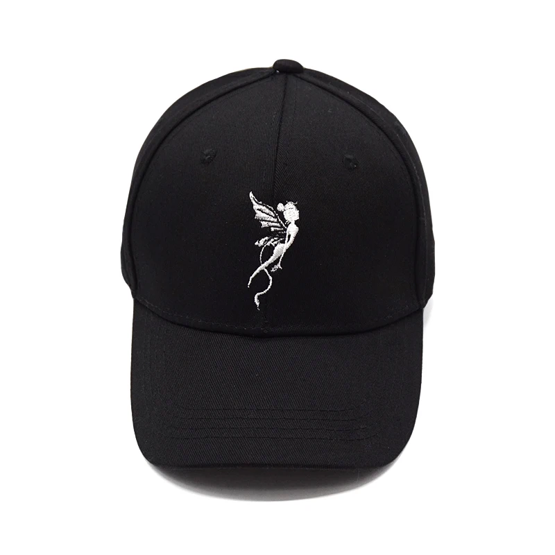 Новая модная бейсбольная кепка с ангелом для женщин и девочек, бейсболка с вышивкой в виде крыльев, кепка для улицы и досуга, Кепка в стиле хип-хоп s Gorras