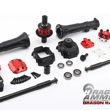 Комплект для заднего моста(алюминий и композитная нейлоновая) для 1/5 Масштаб RC FID гоночный DH Dragon hammer пустыни газа 4WD задний мост грузовика