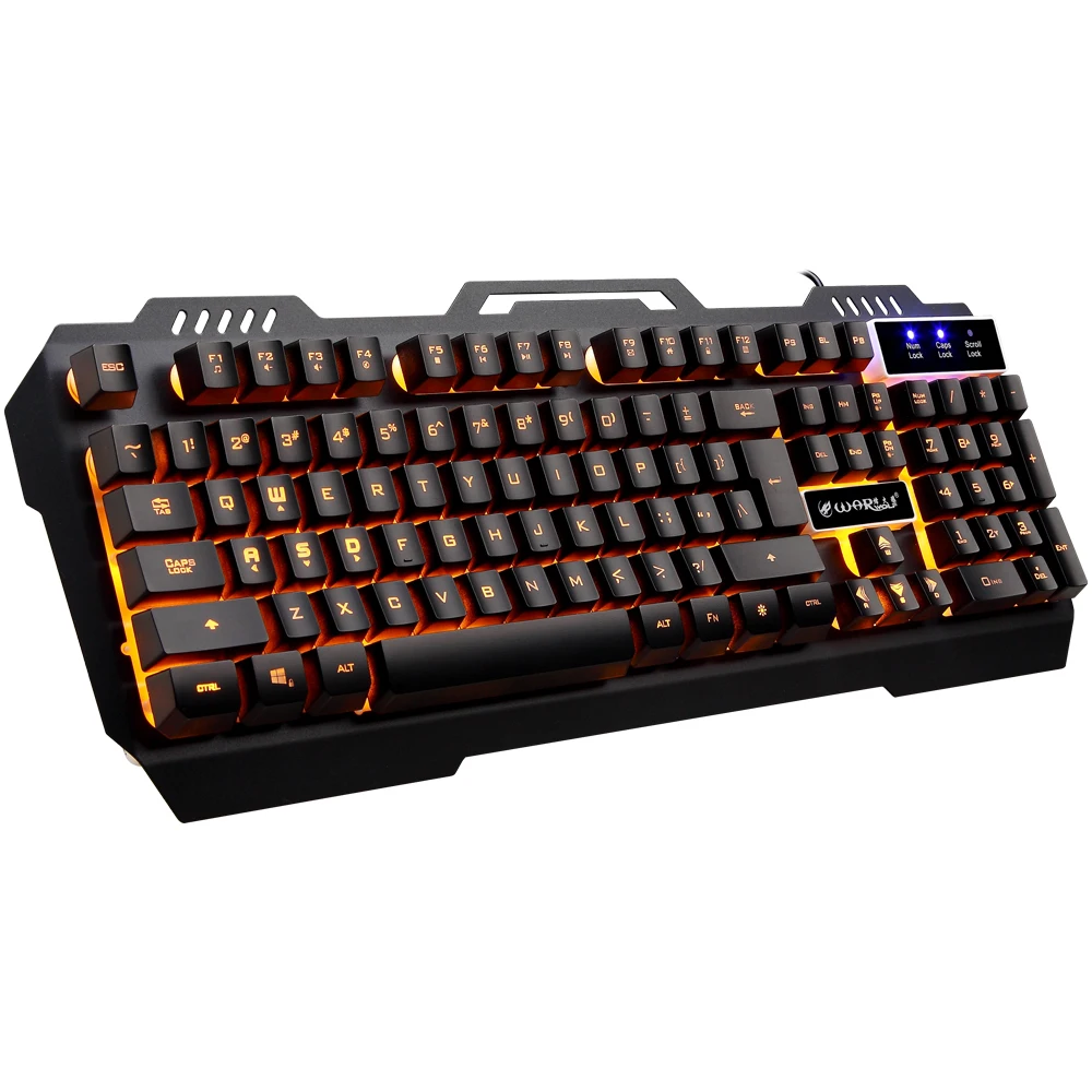 Keyboard backlit Wired Gaming multimedia usb keyboard 104 Keys yellow Backlight Mechanical Feeling Gamer Keyboard computer pc Keyboard backlit Wired Gaming multimedia usb keyboard 104 Keys yellow Backlight Mechanical Feeling Gamer Keyboard computer pc