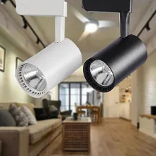 1 шт. 12 Вт 20 Вт 30 Вт COB светодиодный светодиод для трекового светильника железнодорожная лампочка, светодиодный прожектор магазин одежды освещение окон лампочки холодный белый теплый белый