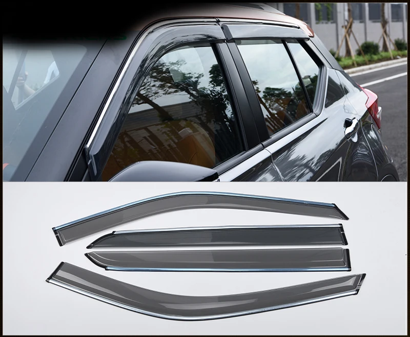 4 шт. для NISSAN KICKS 2017 козырек Windows|windows visor|nissan visorvisor visor |