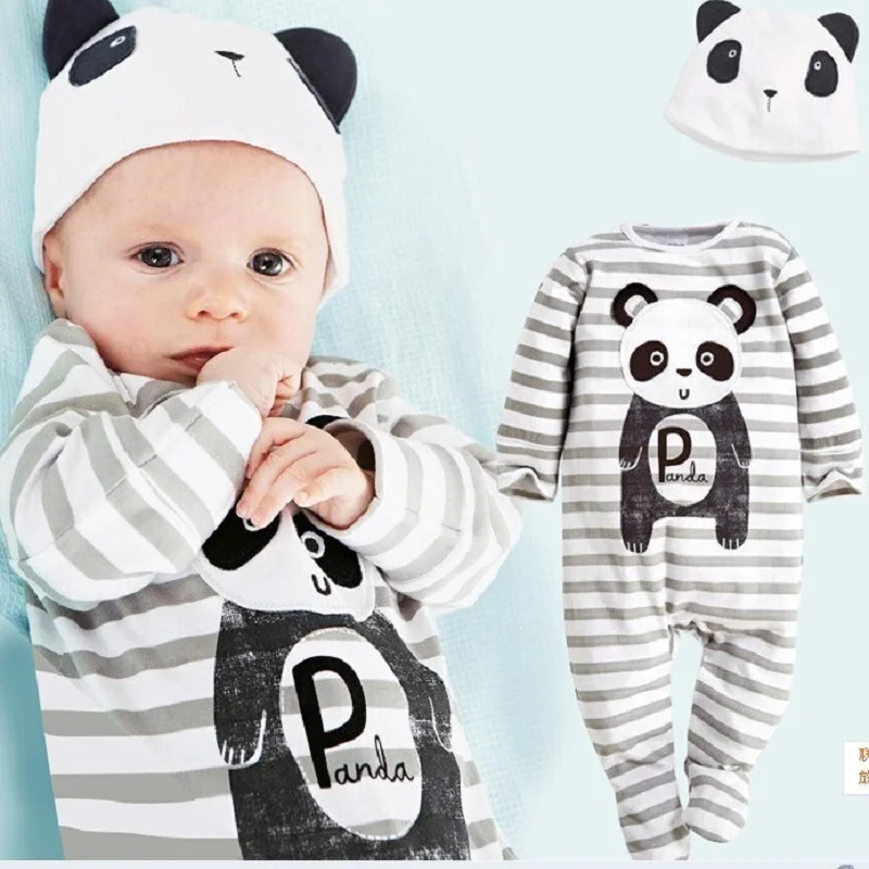 

Boys Girls Soft Cotton Baby Animal Pattern Tights Long Sleeve Newborn Baby Clothes Set Baby Girl Boys Clothes Baby Jumpsuit