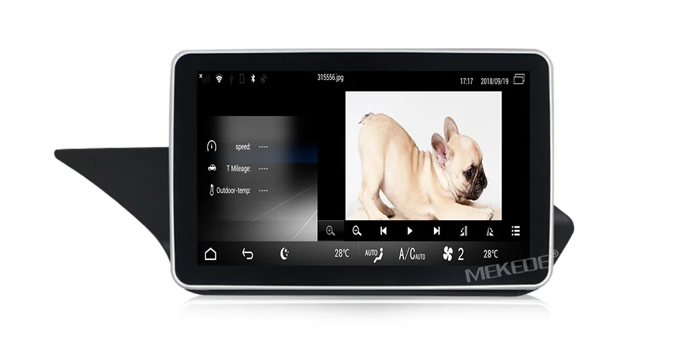 Best MEKEDE 9" Android 7.1 4-Core CPU 3+32G Car Radio GPS Navigation Bluetooth WiFi Head Unit Screen for Mercedes Benz E W212 S212 14