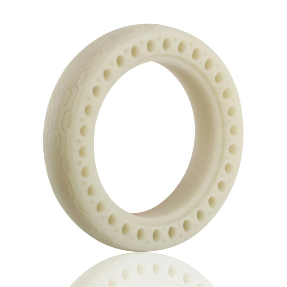 Светящиеся амортизаторы для скутера, скейтборда, демпфирующие резиновые шины, колеса, шины, флуоресцентные шины с твердым отверстием для Xiaomi Mijia M365
