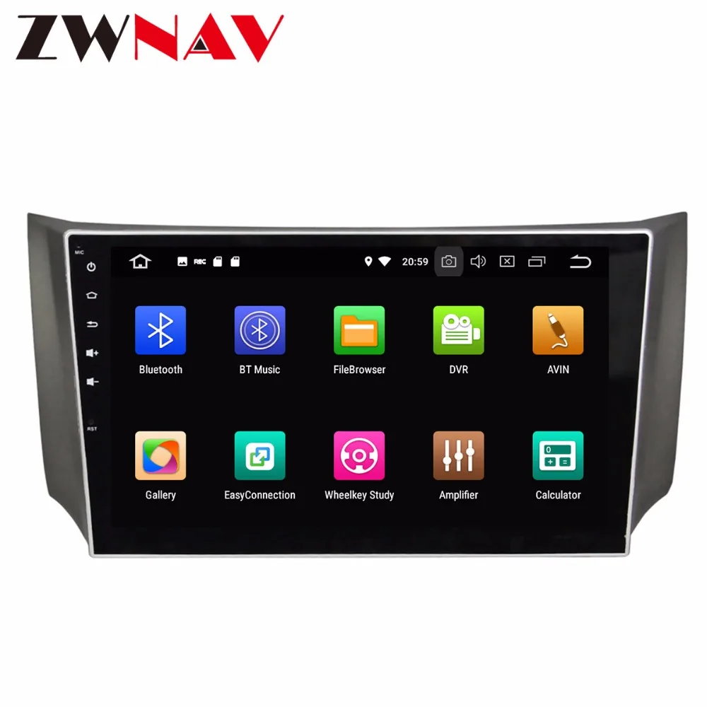 Perfect 4+32G Android 8.0 Car Multimedia Player head unit for Nissan Sylphy 2012 2013 2014 2015 2 din GPS Radio GPS Stereo Audio Player 1