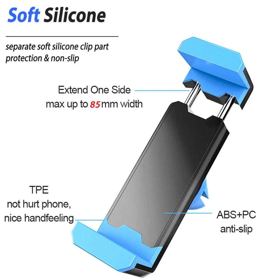 Универсальный автомобильный держатель для мобильного телефона, крепление на вентиляционное отверстие, 360 выход, автомобильный держатель для смартфона для iPhone, samsung, huawei, Xiaomi