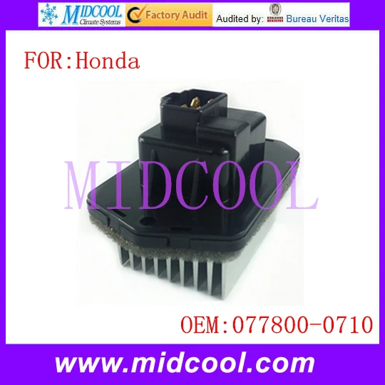 

New Heater Fan Blower Motor Resistor use OE NO. 077800-0710 / 0778000710