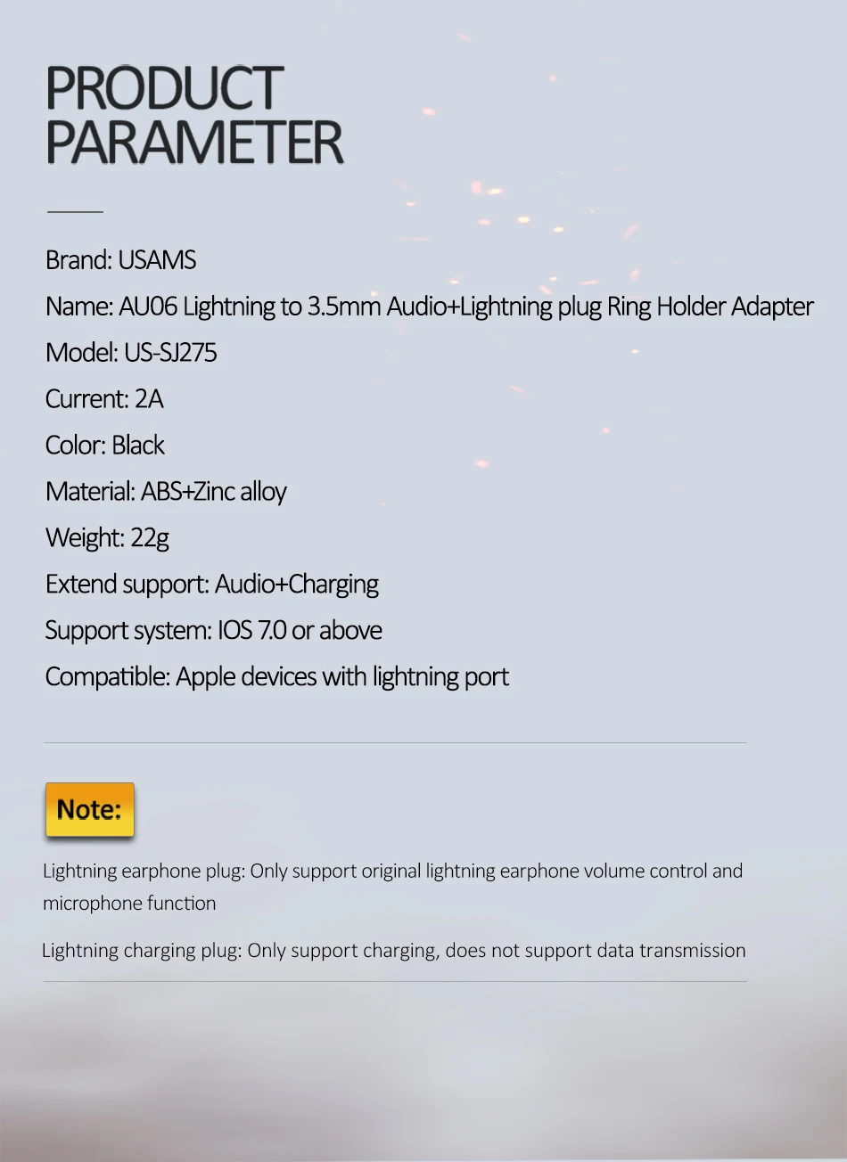 Для Lightning до 3,5 мм аудио адаптер кольцо держатель для iPhone 6~ X Зарядное устройство адаптер быстрой зарядки для Lightning телефон адаптер OTG