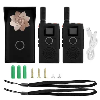 

Long Distance Control 2 Intercom 1 Doorbell Home Security Accessories Wireless Waterproof Smart Door bell Kit