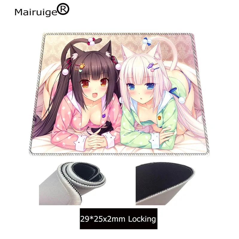 Mairuige 900x400 мм Chocola Nekopara коврик для клавиатуры и мыши геймерские коврики аниме
