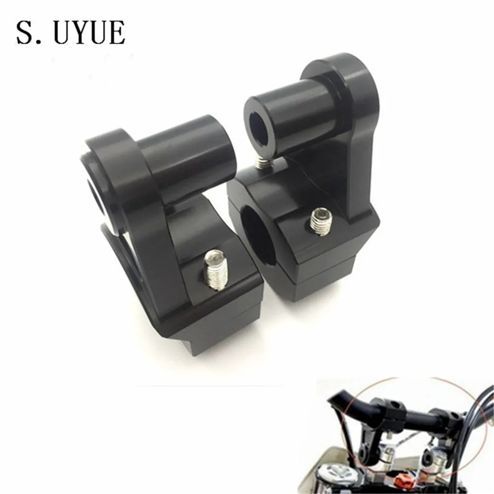 Free Shipping Black Universal Anodized 2 Inch Handle bar Clamp