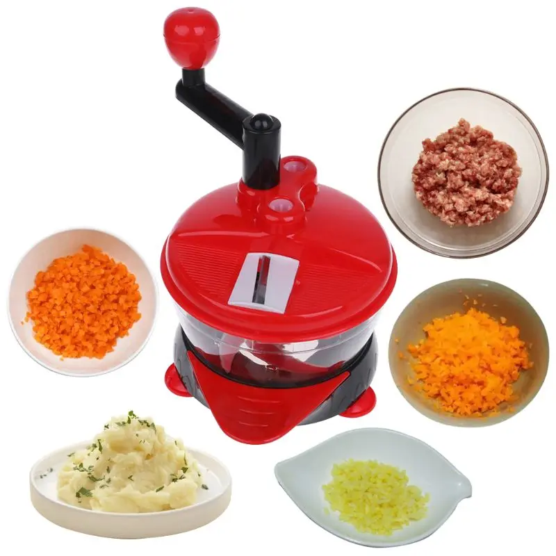 

1.5L Multi-Function Blender Manual Cutter Food Processor Meat Grinder Vegetable Chopper Shredder Cutter Egg Fruit Salad Blende