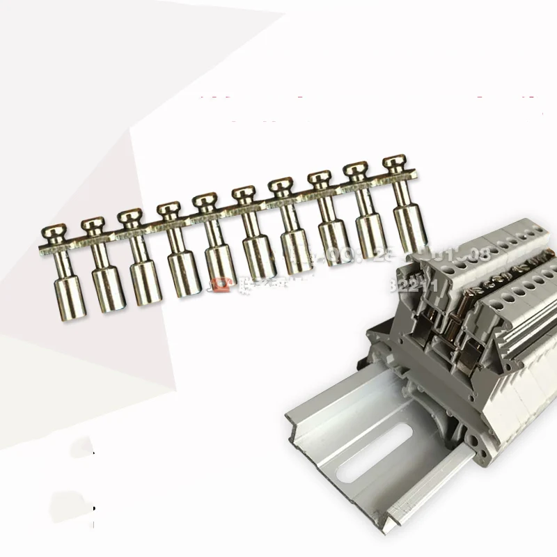 10pcs FBI 10 4 Wire TERMINAL BLOCK FIXED BRIDGE 10 POSITION for UK1.5N