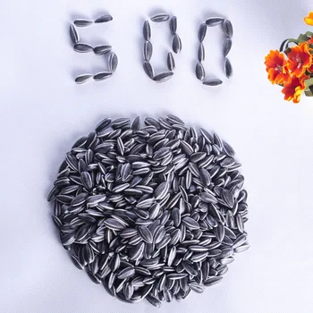 

500pcs Art Porcelain Sunflower Seeds Simulation Accessories Home Decor Party Gift
