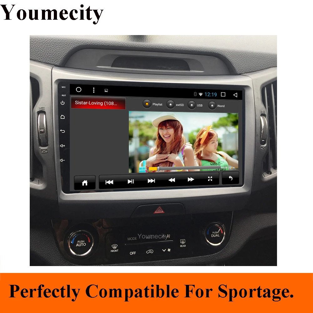 Youmecity Android 8 1 автомобильный dvd плеер Gps для KIA Sportage r 2009 2010 2014 2011 2012 2013 2015 Радио RDS Wi Fi BT
