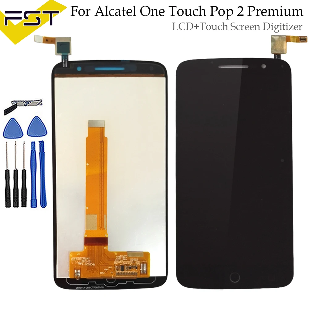 

For Alcatel One Touch Pop 2 Premium 7044 OT7044 7044X 7044Y 7044K 7044A LCD Display+Touch Screen Digitizer Assembly