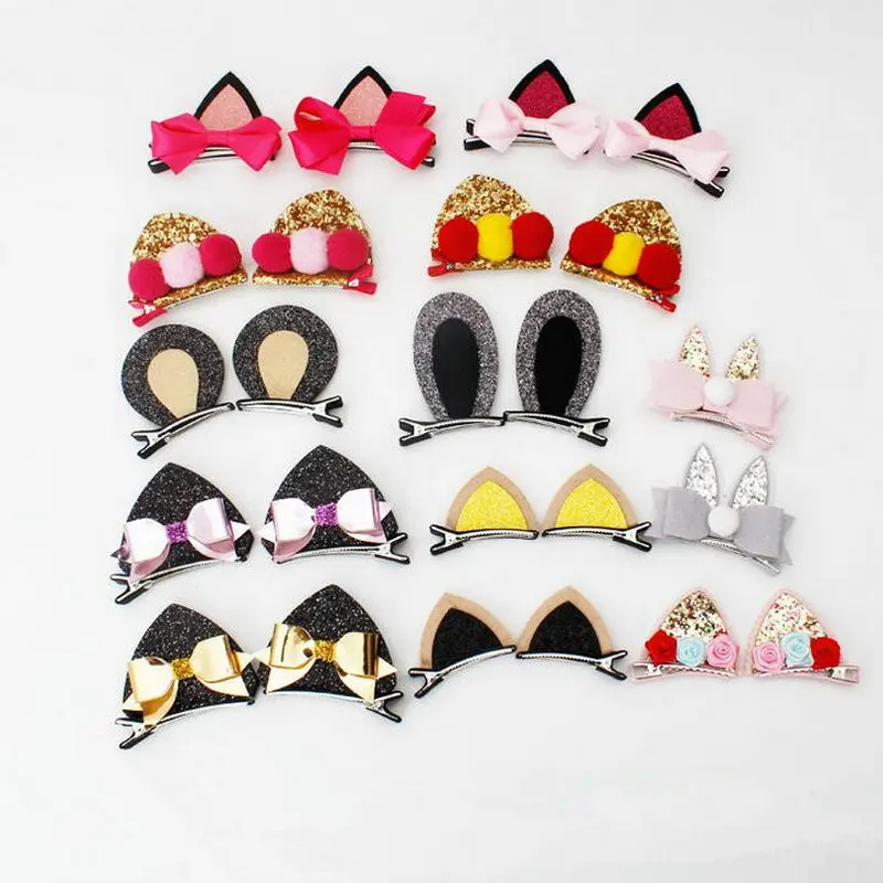 New Children Cartoon Cat Ear Hair Claws Cute Girls Hair Clips New Children Cartoon Cat Ear Hair Claws Cute Girls Hair Clips