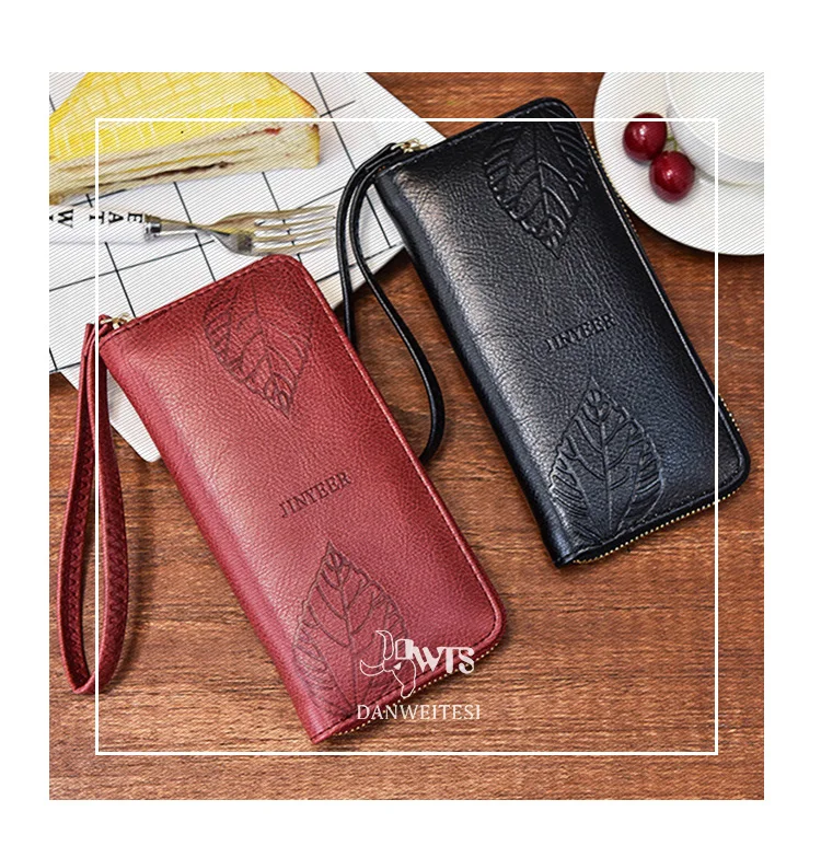 wallet women genuine leather
