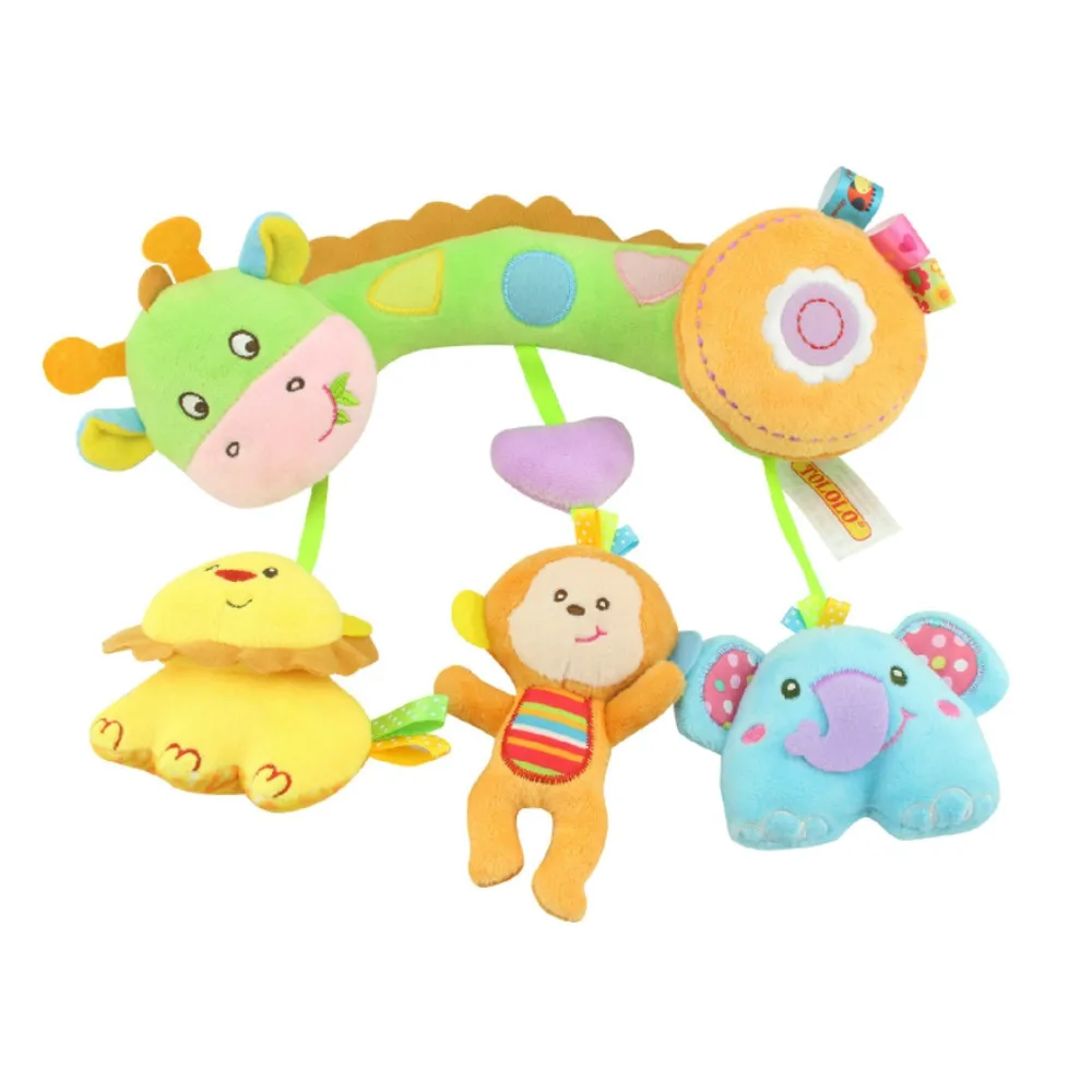Детское плюшевое мультяшное животное игрушка для Колыбель подвесная детская коляска подвесная мягкая Bebe Reborn Baby Toys Baby Speelgoed игрушечная