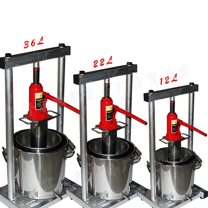 

12L/22L/36L Home Wine Fruit Squeeze Machine Filtration Oil Equipment & Practical Filtration Net Barrel