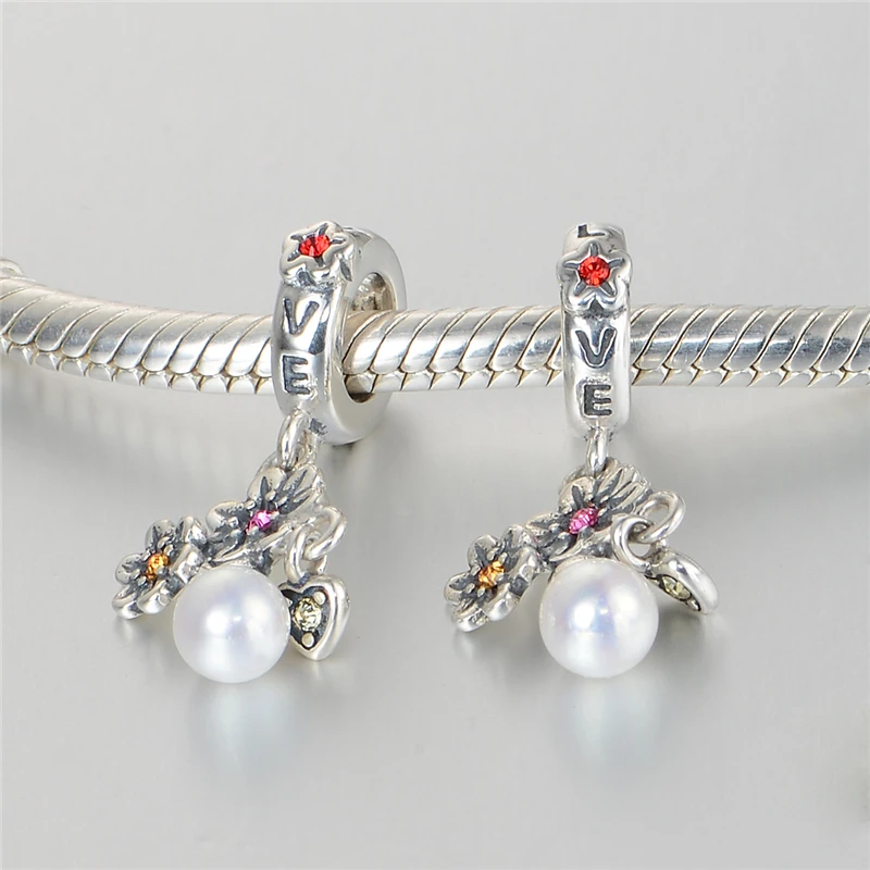 Love Pearl ювелирные изделия из настоящего серебра 925 пробы Винтажные Ювелирные