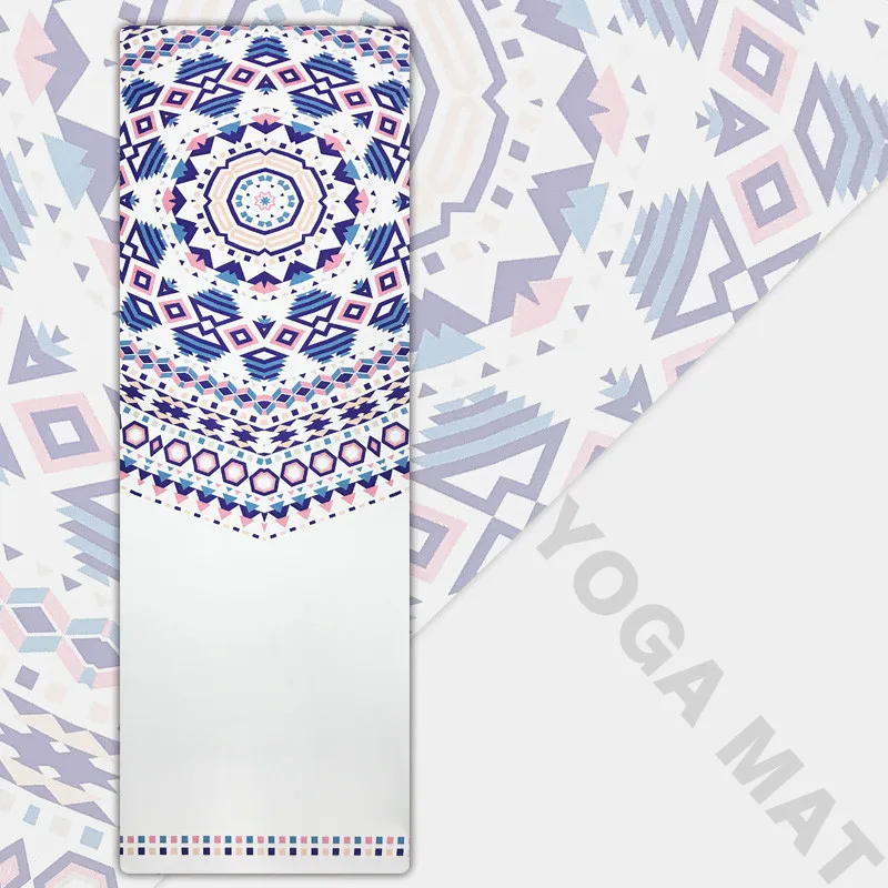 

Printed Yoga Mat Suede Natural Rubber 183*61cm*3.5mm Non Slip Eco Friendly For Fitness Pilates Gymnastics Pad Exercise Mat