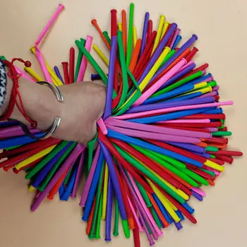 

400pcs/Lot Latex Long Balloon Multi color Wedding Birthday Party Decoration Magic Ballons Assorted globos