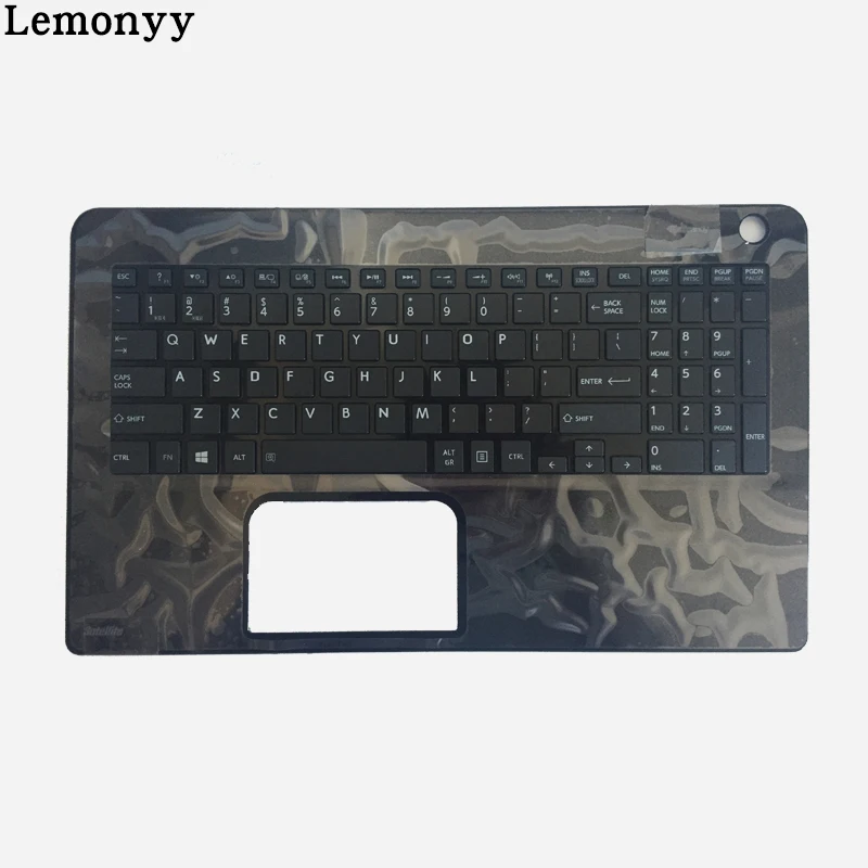 Ноутбук клавиатура для Toshiba Satellite L50-B L50D-B L50DT-B L50T-B US клавиатура ноутбука с C shell EABLI00410 черный
