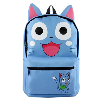 

Ladies waterproof laptop backpack men nylon Anime backpacks school bags for teenager FAIRY TAIL Women Daypacks mochila female