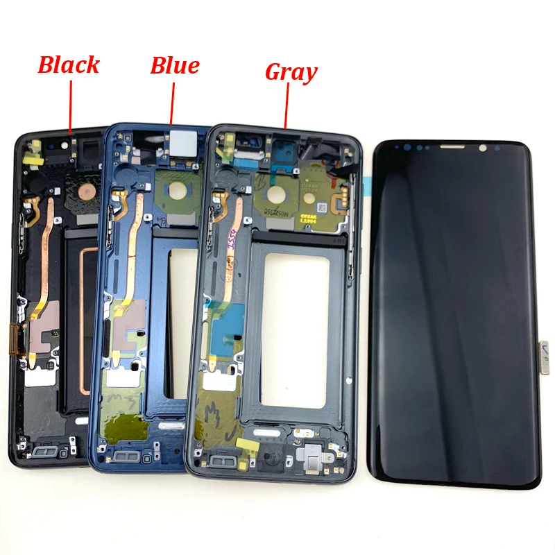 S9 ЖК дисплей с рамкой для SAMSUNG Galaxy + Plus G960 G965 сенсорный экран дигитайзер|Экраны