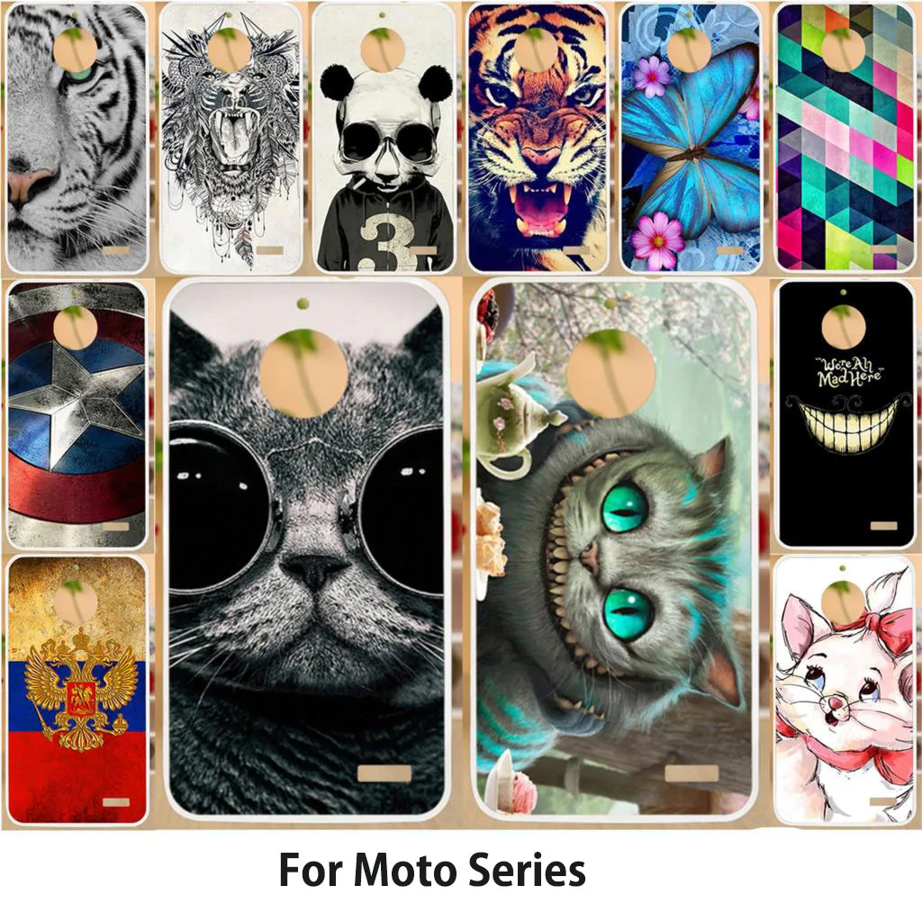 

Anunob Case For Motorola Moto E4 G5S G5 G6 E4 Plus US EU Version X4 2017 C Covers G4 Z2 Z Play E2 G2 G3 G4 X Force XT1601 Case