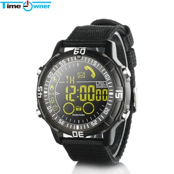 

Time Owner Waterproof Smart Watch Call SMS Alert Pedometer Sports Activities Tracker Men's Wristwatch Smartwatch for IOS Android
