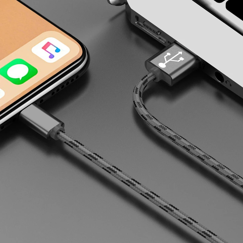 Micro USB кабель 3A Быстрая зарядка Microusb зарядное устройство нейлоновый шнур для samsung huawei Xiaomi LG Andriod Microusb Кабели для мобильных телефонов