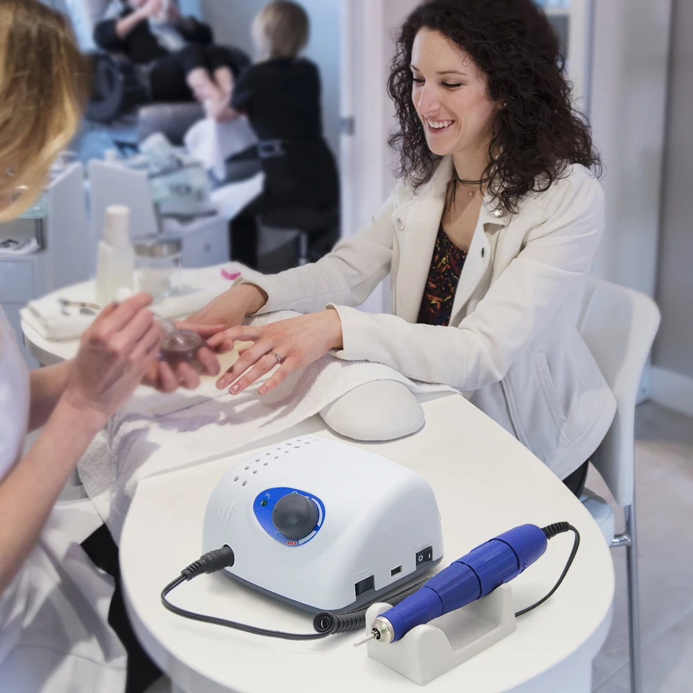 Kaufen 35000 RPM Elektrische Schneider Für Maniküre Nagel Bohren Starke 210 Zubehör Nail art Ausrüstung Maniküre Bohrer Nail art Werkzeuge