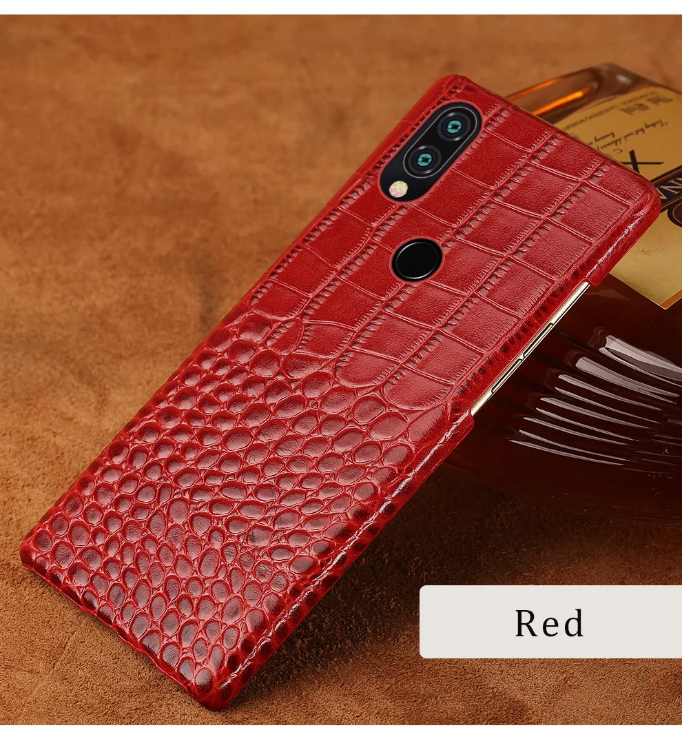 Красный Чехол для телефона из натуральной кожи для huawei p smart P20 P30 Lite Pro mate 30 20 Y9 Y7, Роскошные Чехлы для Honor 10 10i 20 Pro 8X 9x - Цвет: Красный