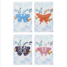 1х металлическая Закладка с бабочкой, качественные ленты, длинный хвост, студенческий подарок, маркер, подарок, кавайные Мультяшные закладки для офиса, школьные канцелярские принадлежности