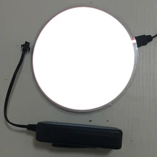 Диаметр 13 см белый EL панель EL подсветка EL лист EL светильник бумага с DC12V/DC3V/DC5V