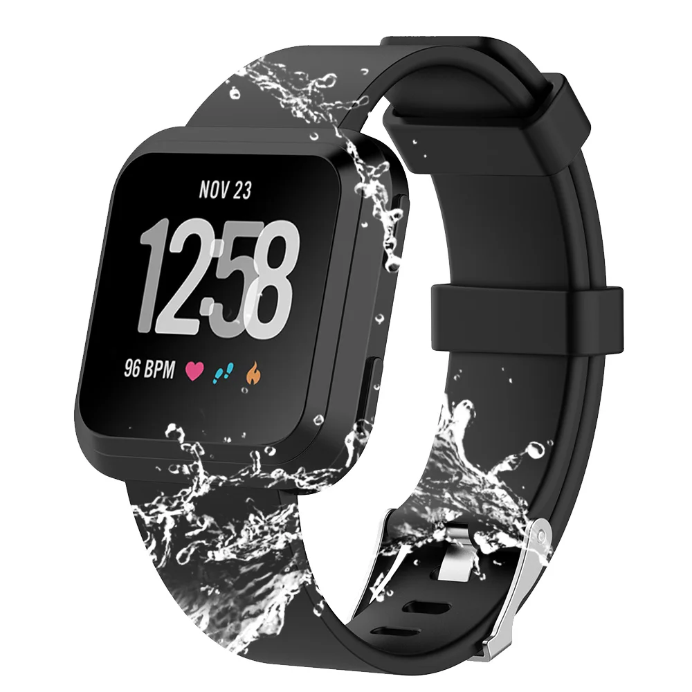 Laforuta силиконовый ремешок для Fitbit Versa Band Lite мягкий гибкий браслет женщин и мужчин