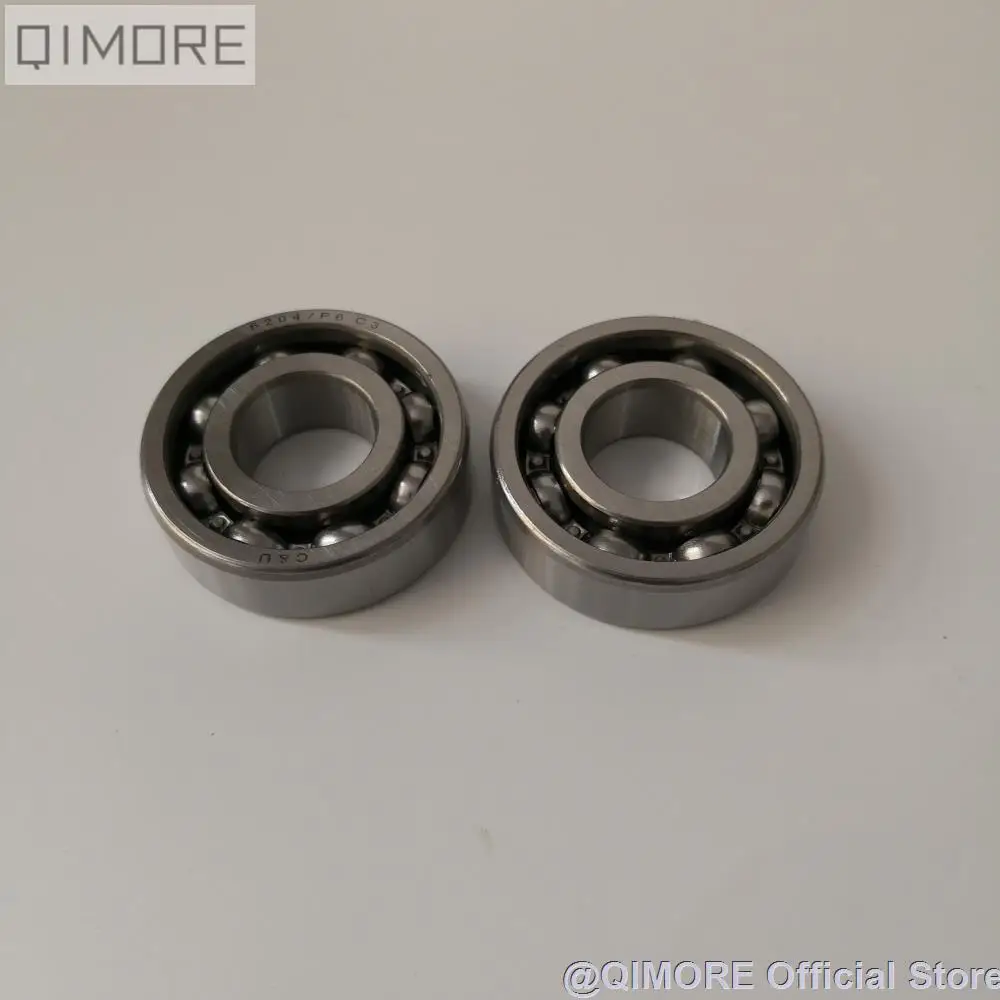 Подшипники коленчатого вала 6204/P5 для скутера Minarelli JOG50 90 3KJ 1E40QMB Keeway Hurricane F act Matrix Vento